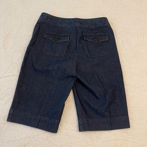 Talbots Denim Lightweight Bermuda Shorts size 4